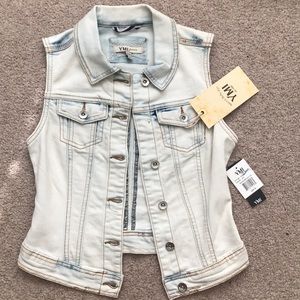 Light denim vest
